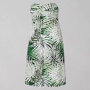 Soma Intimates - Ultimate Strapless Bra Dress - Mused Palm Black - Small